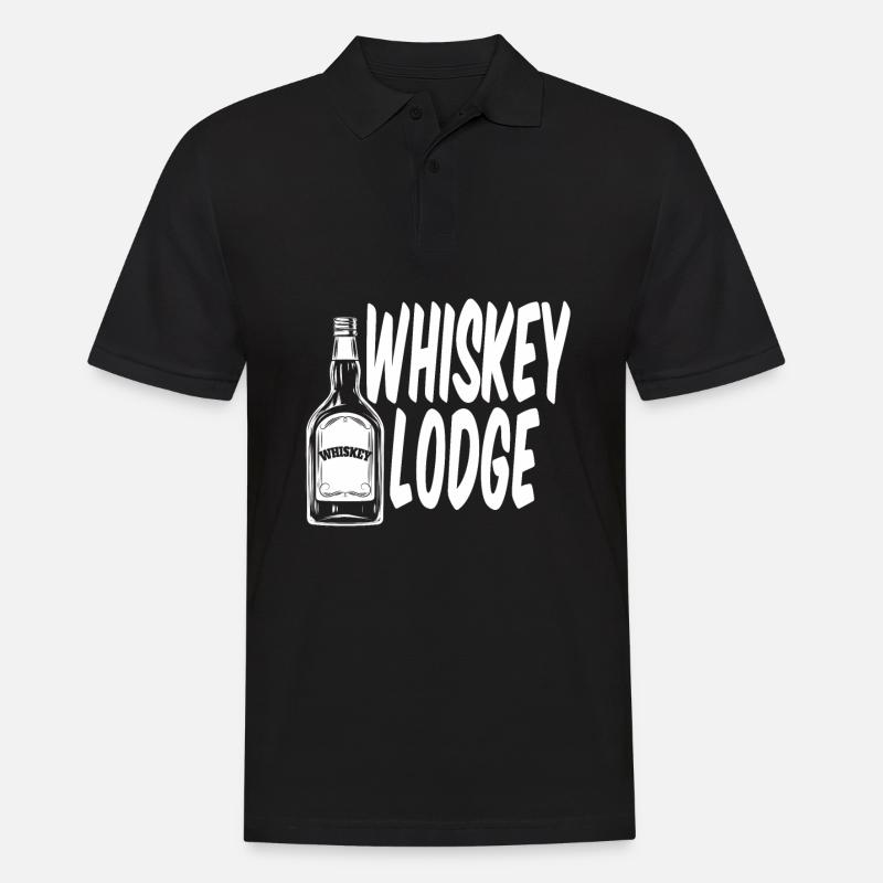 Whisky Whiskey - Männer Poloshirt - Schwarz