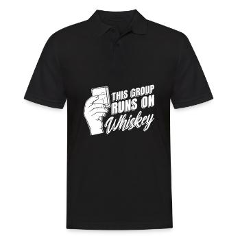 Whisky Whiskey - Männer Poloshirt - Schwarz - Vorne - Kai (181cm)