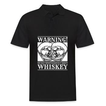 Whisky Whiskey - Männer Poloshirt - Schwarz - Vorne - Kai (181cm)