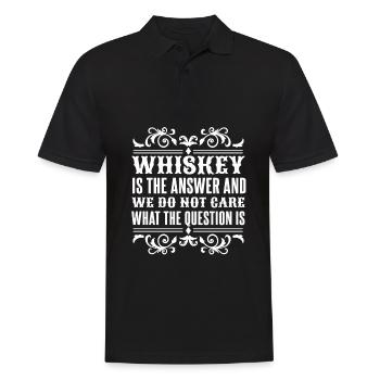 Whisky Whiskey - Polo Homme - noir - Devant - Kai (181cm)