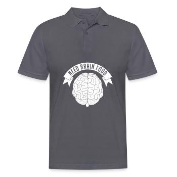 Psychology Psychologist - Men's Polo Shirt - charcoal grey - Front - Nico (186cm)