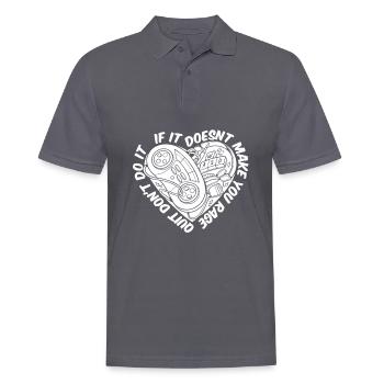 Jeux de joueurs - Polo Homme - charbon - Devant - Nico (186cm)