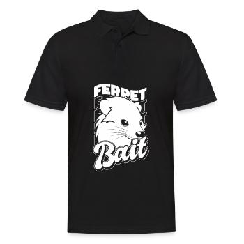 Putois furet - Polo Homme - noir - Devant - Kai (181cm)