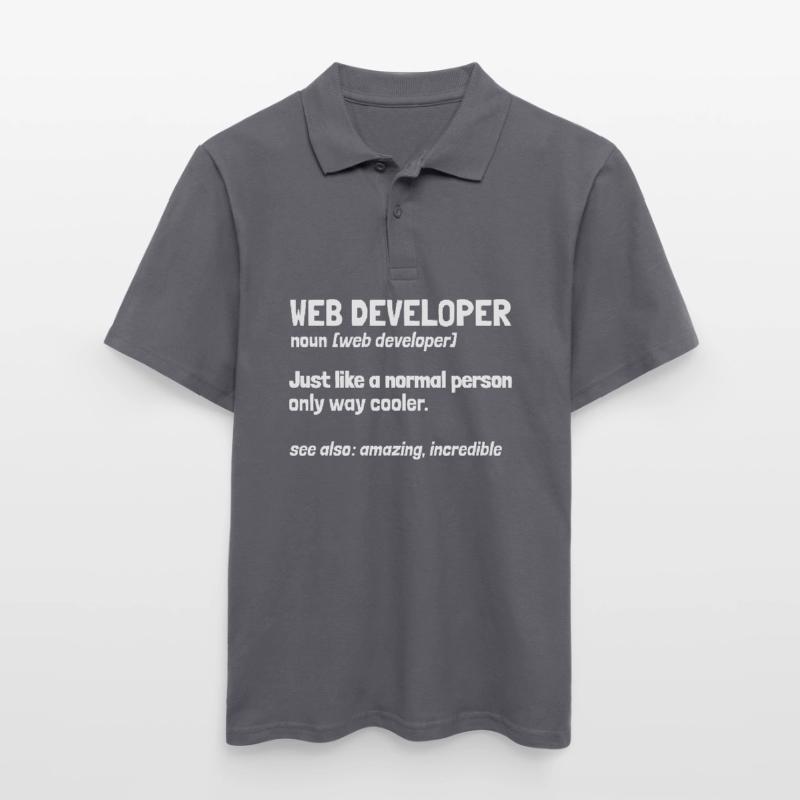 Web Developer Web Developer Men's Polo Shirt