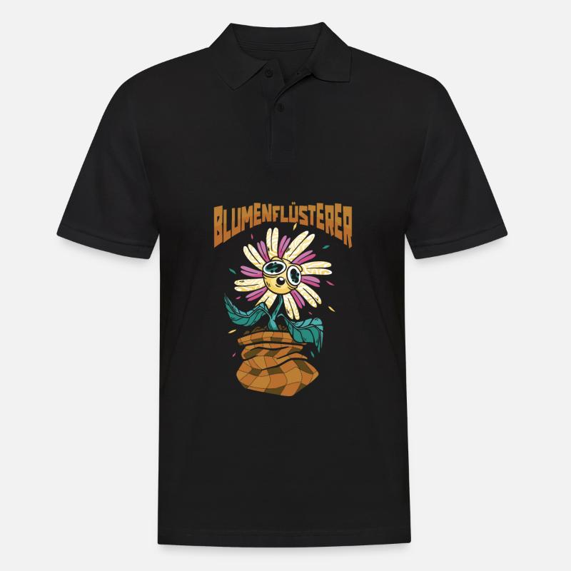 Hobbygärtner Garten Witzig - Männer Poloshirt - Schwarz