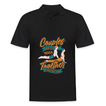 Yoga Couple - Polo Homme - noir - Devant - Kai (181cm)