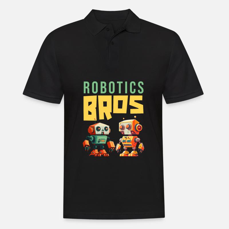 Robotics Ai Robot Cool - Men's Polo Shirt - black