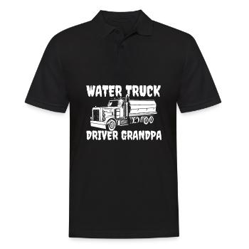 Lkw Fahrer Trucker Lastwagenfahrer - Männer Poloshirt - Schwarz - Vorne - Kai (181cm)