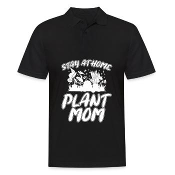Jardinier amateur jardin maman - Polo Homme - noir - Devant - Kai (181cm)