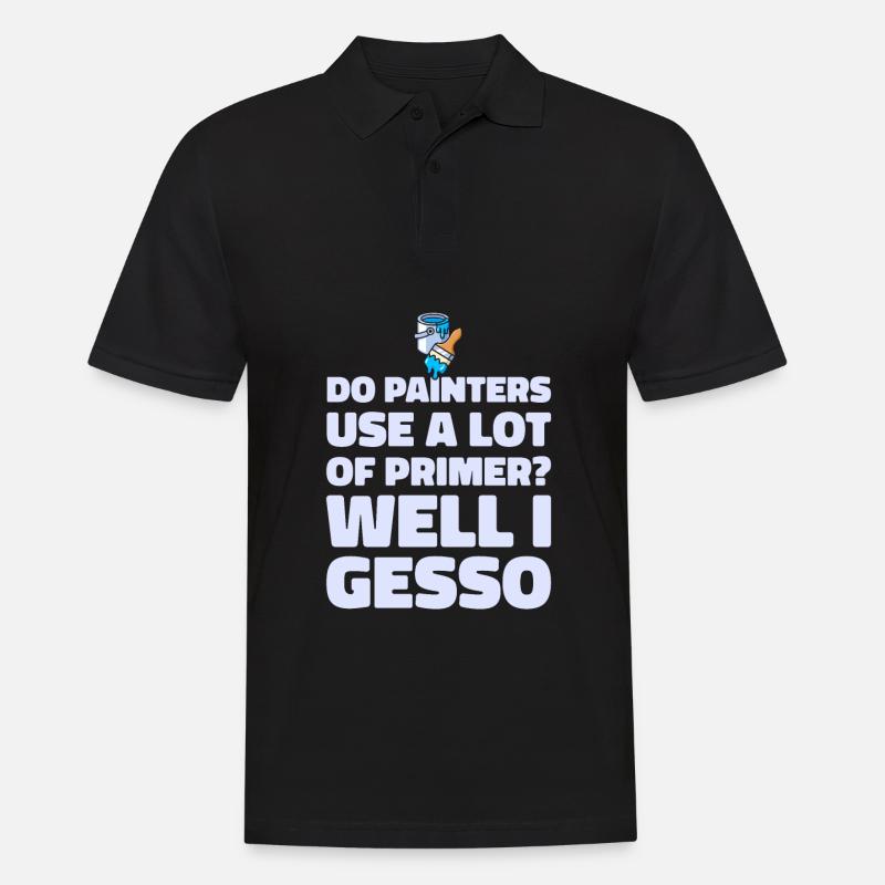 Maler Lackierer Witzig - Männer Poloshirt - Schwarz