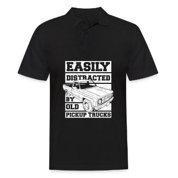Lkw Fahrer Trucker Lastwagenfahrer Alter Trucker - Männer Poloshirt - Schwarz - Vorne - Kai (181cm)