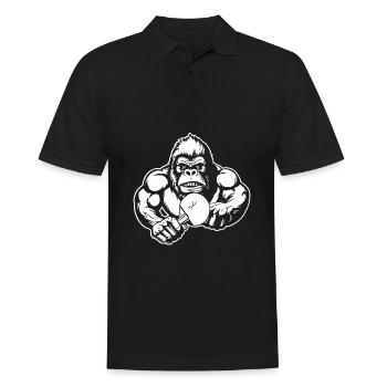 Table tennis Ping-pong - Men's Polo Shirt - black - Front - Kai (181cm)