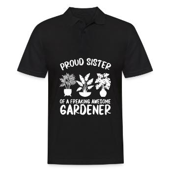 Jardinier amateur jardinier jardinier - Polo Homme - noir - Devant - Kai (181cm)