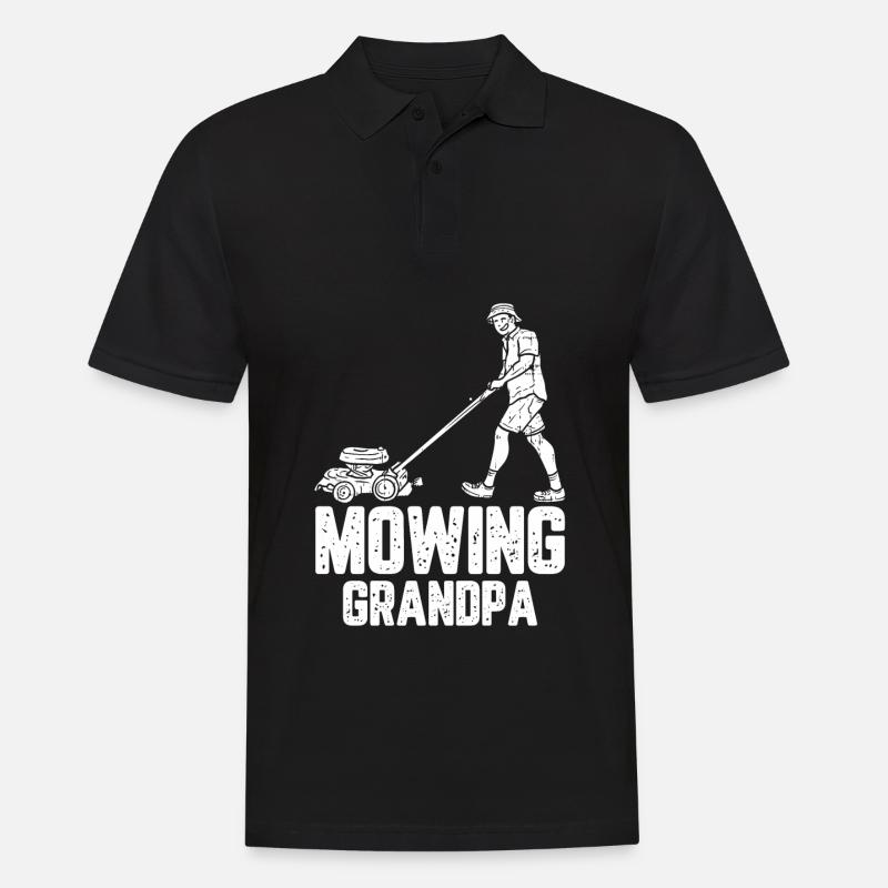 Hobbygärtner Garten Garten Opa - Männer Poloshirt - Schwarz