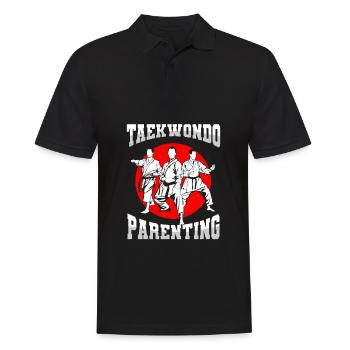 Taekwondo Cool Taekwondo Father - Men's Polo Shirt - black - Front - Kai (181cm)