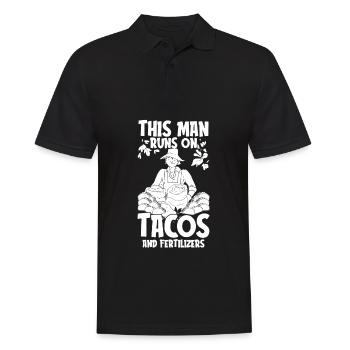 Tacos de jardin Hobby Gardener - Polo Homme - noir - Devant - Kai (181cm)