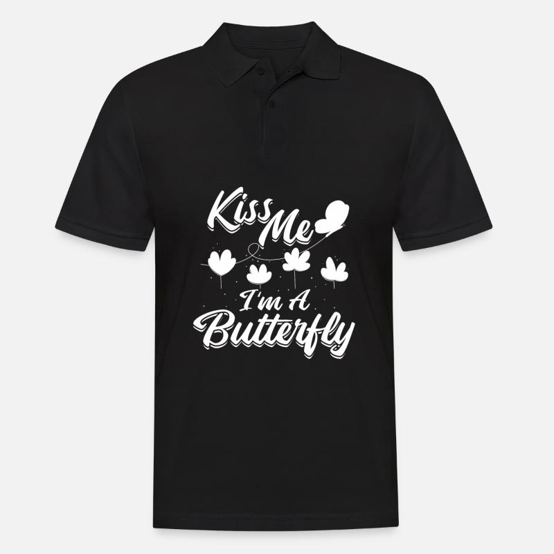 Hobbygärtner Garten Gartenschmetterlinge - Männer Poloshirt - Schwarz