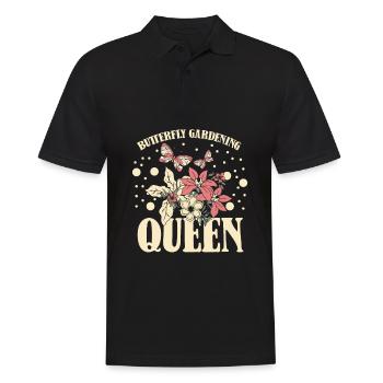 Hobbygärtner Garten Monarch - Männer Poloshirt - Schwarz - Vorne - Kai (181cm)