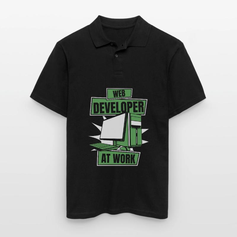 Web Developer Webdeveloper Cool Men's Polo Shirt