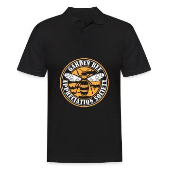 Jardinier amateur jardin abeilles de jardin - Polo Homme - noir - Devant - Kai (181cm)