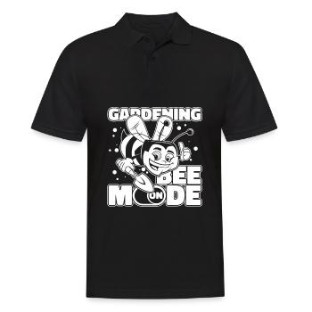 Jardinier amateur jardin abeilles de jardin - Polo Homme - noir - Devant - Kai (181cm)
