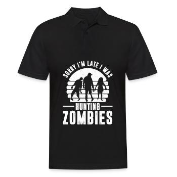 Zombie Halloween - Polo Homme - noir - Devant - Kai (181cm)