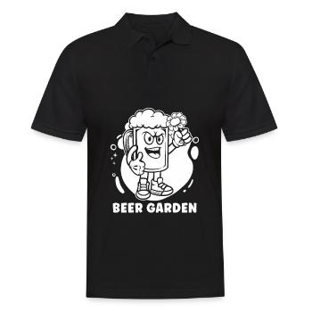 Hobby Gardener Garden Garden Beer Beer Garde - Men's Polo Shirt - black - Front - Kai (181cm)