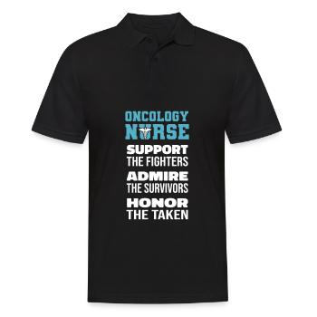 Nurse Cool - Men's Polo Shirt - black - Front - Kai (181cm)