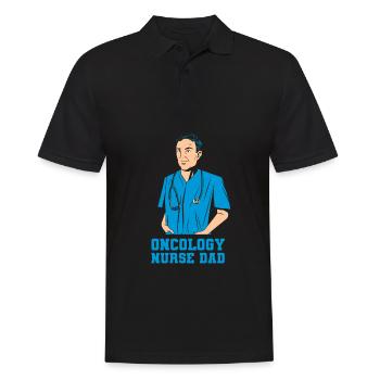 Krankenschwester Vater - Männer Poloshirt - Schwarz - Vorne - Kai (181cm)
