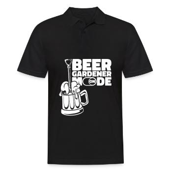 Hobby Gardener Garden Mode sur Garden Beer - Polo Homme - noir - Devant - Kai (181cm)