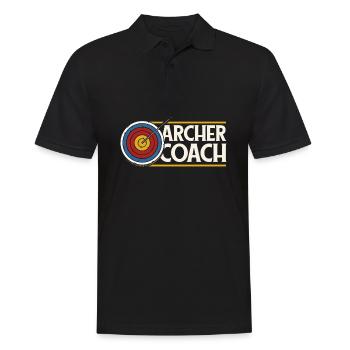 Tir à l’arc Archer Cool - Polo Homme - noir - Devant - Kai (181cm)