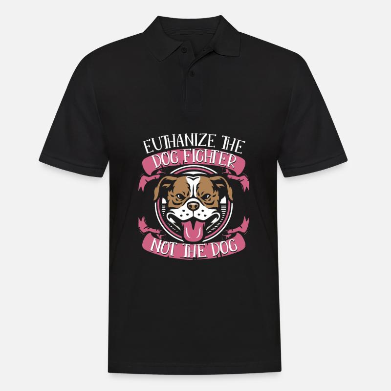 Pitbull Pitbull Verbot - Männer Poloshirt - Schwarz