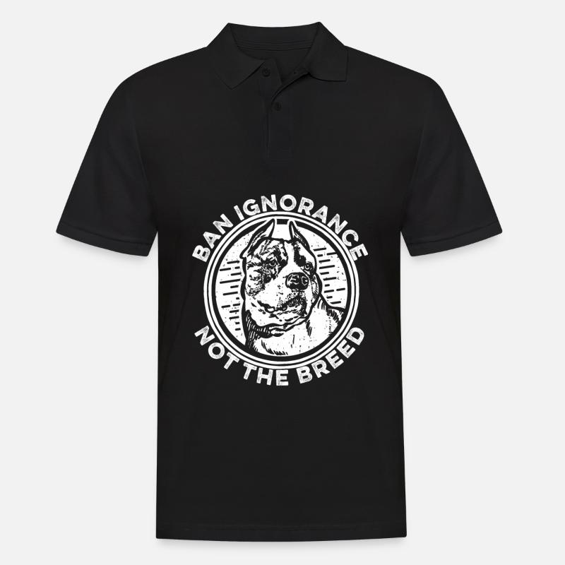 Pitbull Pitbull Verbot - Männer Poloshirt - Schwarz