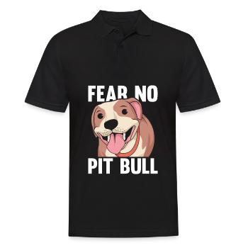 Pitbull N’ayez pas peur Pitbull Ban - Polo Homme - noir - Devant - Kai (181cm)