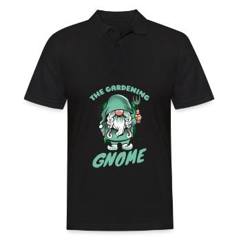 Hobbygärtner Garten Weihnachten Im Garten - Männer Poloshirt - Schwarz - Vorne - Kai (181cm)