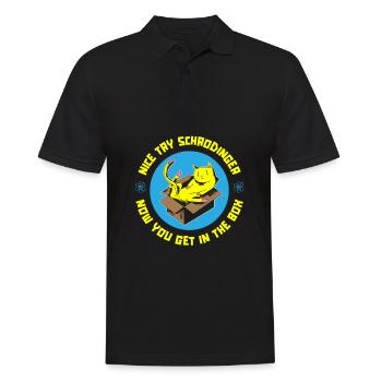 Physics Physicists Quantum Physics - Men's Polo Shirt - black - Front - Kai (181cm)