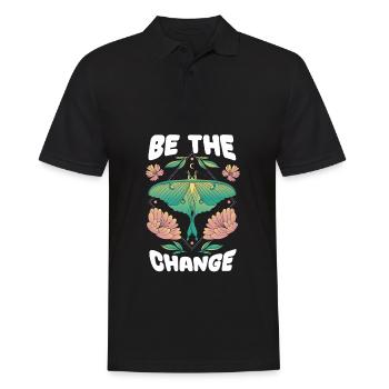 Hobby gardeners garden garden butterflies - Men's Polo Shirt - black - Front - Kai (181cm)