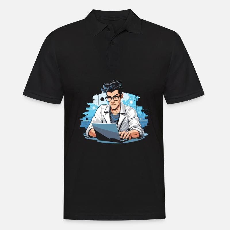 Data Science Data Analyst - Men's Polo Shirt - black