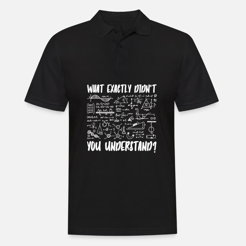 Physics Physicists Quantum Physics - Men's Polo Shirt - black