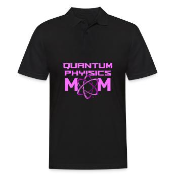 Physics Phyker Mother Quantum Physics - Men's Polo Shirt - black - Front - Kai (181cm)