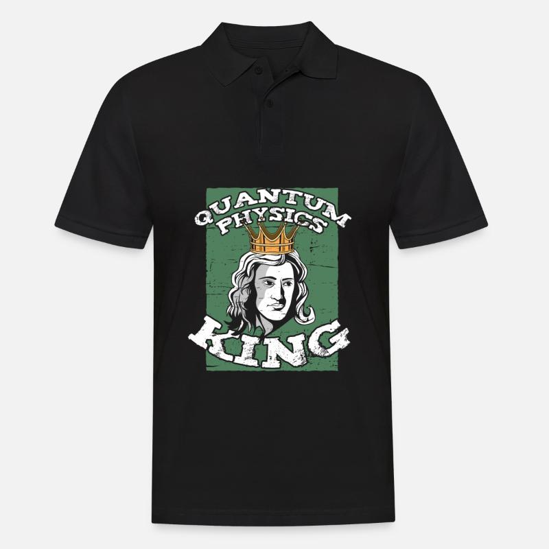 Physics Phyker King Quantum Physics - Men's Polo Shirt - black