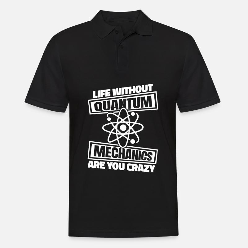 Physik Phyiker Quantenphysik - Männer Poloshirt - Schwarz