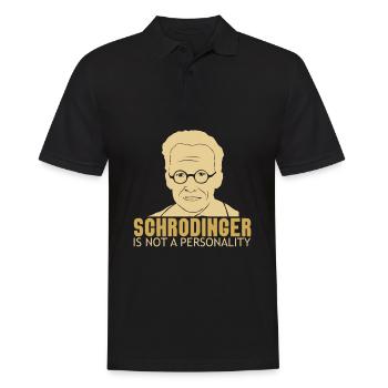 Physique Phyker Drôle de physique quantique - Polo Homme - noir - Devant - Kai (181cm)