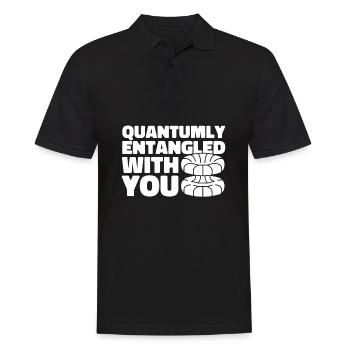 Physics Physicists Quantum Physics - Men's Polo Shirt - black - Front - Kai (181cm)