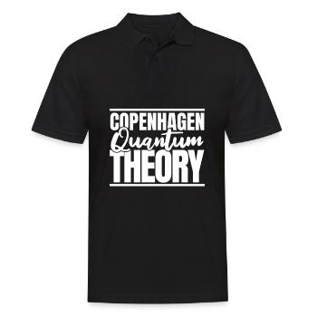Physics Physicists Quantum Physics - Men's Polo Shirt - black - Front - Kai (181cm)