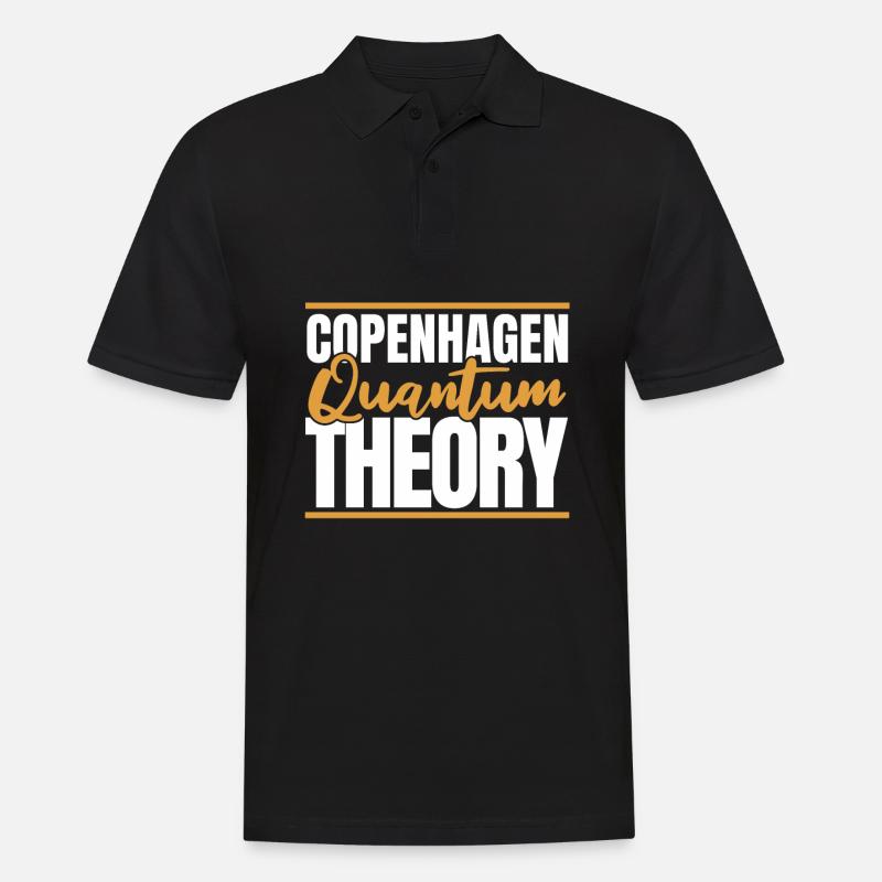 Physik Phyiker Cool Quantenphysik - Männer Poloshirt - Schwarz