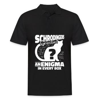 Physics Physicists Quantum Physics - Men's Polo Shirt - black - Front - Kai (181cm)