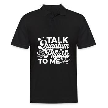 Physics Physicists Quantum Physics - Men's Polo Shirt - black - Front - Kai (181cm)