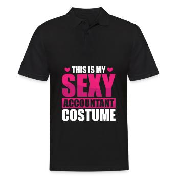 Comptable Costume de Conseiller Fiscal - Polo Homme - noir - Devant - Kai (181cm)