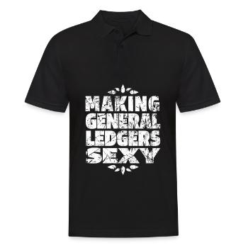 Comptable Conseiller fiscal Lustig - Polo Homme - noir - Devant - Kai (181cm)